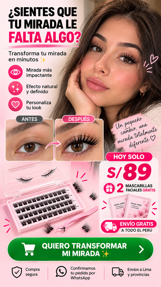LASHGLOW – PESTAÑAS MIRADA PERFECTA ✨