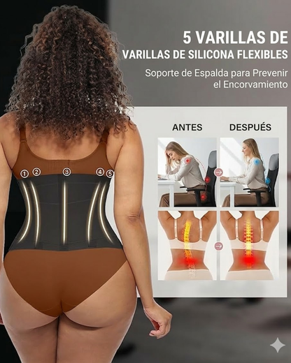 Faja Reductora 3 en 1 – Reduce Cintura, Levanta y Define al Instante