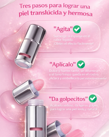 BLUSH LÍQUIDO - ADIÓS MANCHAS Y OJERAS, ROSTRO PERFECTO EN SEGUNDOS.