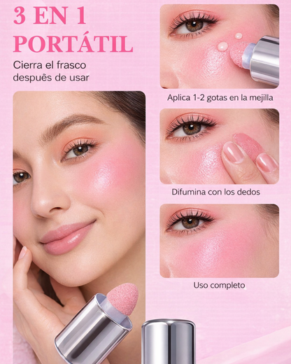 BLUSH LÍQUIDO - ADIÓS MANCHAS Y OJERAS, ROSTRO PERFECTO EN SEGUNDOS.